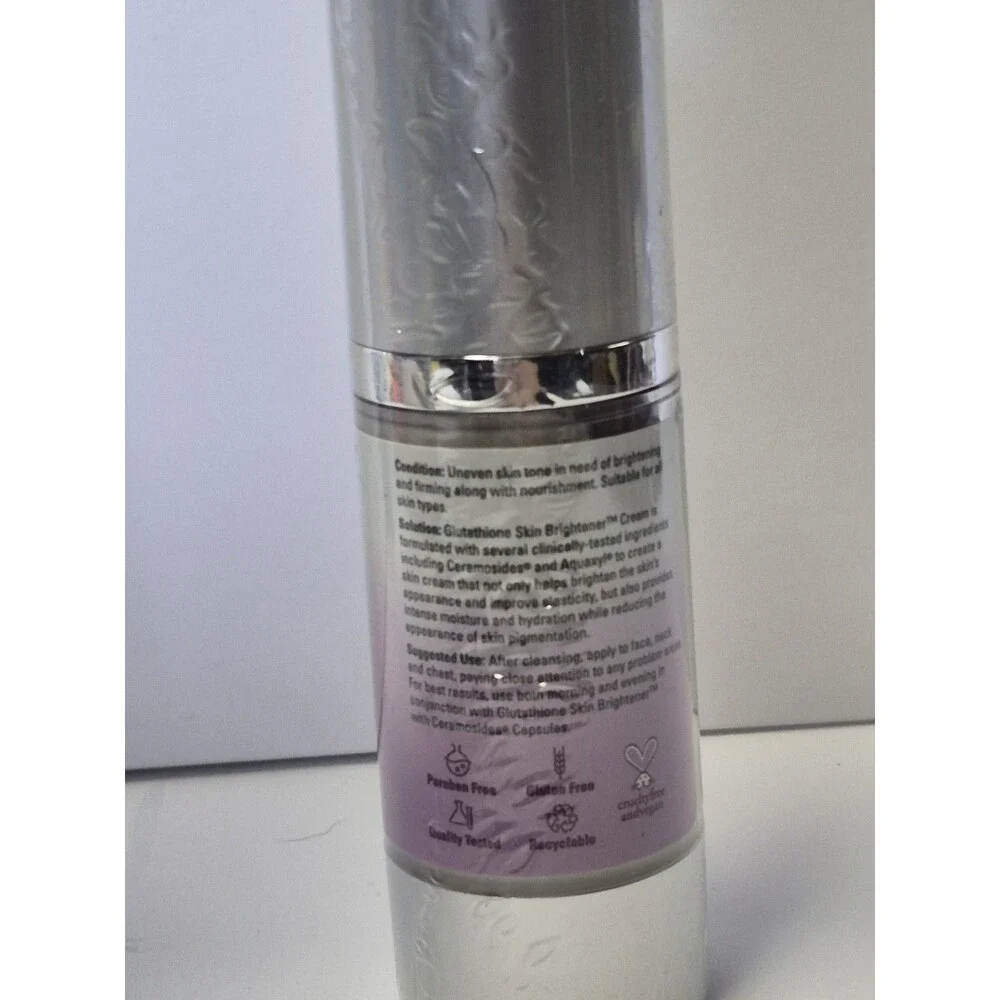 NOW Solutions Glutathione Skin Brightener Cream Rehydrating Renewal New